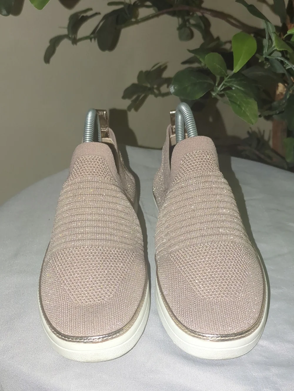 LifeStride Women's Slip-On Knit Sneakers - Blush